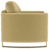 Corliss Upholstered Curved Track Arm Chair Camel