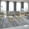 Eastbrook Velvet Upholstered Tufted Sofa Grey