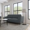 Nolan Upholstered Sloped Track Arm Sofa Charcoal