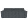 Nolan Upholstered Sloped Track Arm Sofa Charcoal
