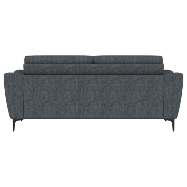 Nolan Upholstered Sloped Track Arm Sofa Charcoal