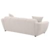 Destino Chenille Upholstered Splayed Arm Sofa Greige