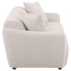 Destino Chenille Upholstered Splayed Arm Sofa Greige