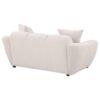 Destino Chenille Upholstered Splayed Arm Loveseat Greige