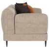 Jade Chenille Upholstered Sculpted Track Arm Loveseat Latte