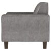 Deerhurst Upholstered Track Arm Tufted Accent Chair Charcoal