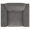 Deerhurst Upholstered Track Arm Tufted Accent Chair Charcoal