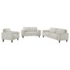 Deerhurst 3-piece Upholstered Track Arm Sofa Set Greige