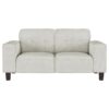 Deerhurst Upholstered Track Arm Tufted Loveseat Greige