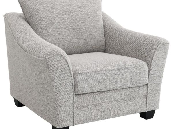 Tomkins Boucle Upholstered Chair Light Grey