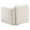 Dorset 3-piece Upholstered Round Track Arm Sofa Set White