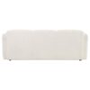 Dorset Fabric Upholstered Round Track Arm Sofa White