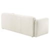 Dorset Fabric Upholstered Round Track Arm Sofa White