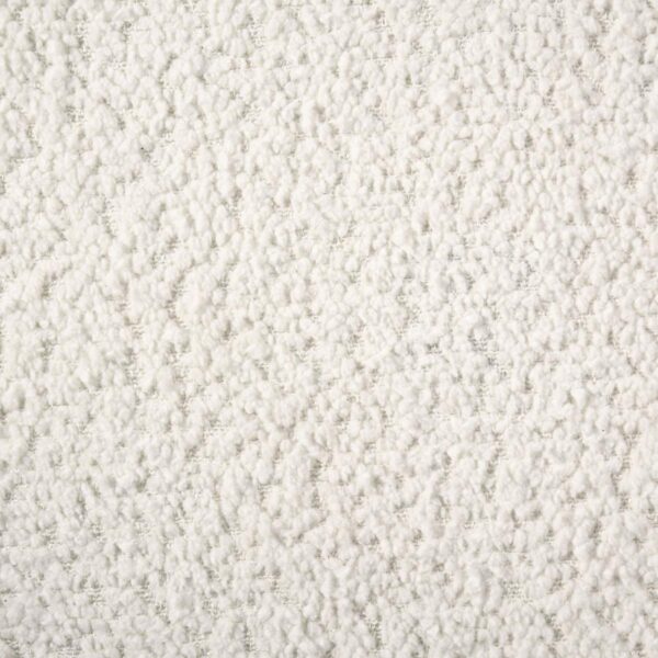 Dorset Fabric Upholstered Round Track Arm Accent Chair White