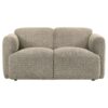 Dorset 3-piece Upholstered Round Track Arm Sofa Set Brown