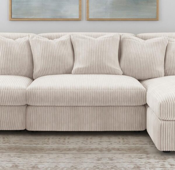 Blaine Upholstered Armless Chair Sand