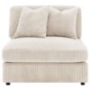 Blaine Upholstered Armless Chair Sand