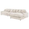 Blaine Upholstered Reversible Chaise Sectional Sofa Sand