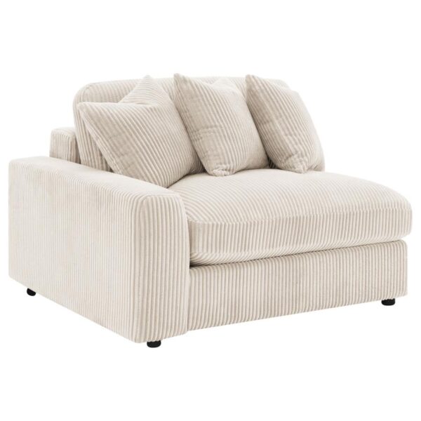 Blaine Upholstered Reversible Chaise Sectional Sofa Sand