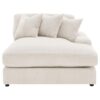 Blaine Upholstered Reversible Chaise Sectional Sofa Sand