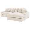 Blaine Upholstered Reversible Chaise Sectional Sofa Sand
