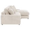 Blaine Upholstered Reversible Chaise Sectional Sofa Sand