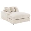 Blaine Upholstered Reversible Chaise Sectional Sofa Sand