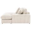 Blaine Upholstered Reversible Chaise Sectional Sofa Sand