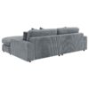 Blaine Upholstered Reversible Chaise Sectional Sofa Fog