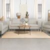 Tilly Upholstered Track Arm Accent Chair Oatmeal