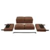 Bowen II 3-piece Fabric Upholstered Track Arm Sofa Set Rust