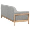 Vaughn Fabric Upholstered Flared Arm Sofa Grey
