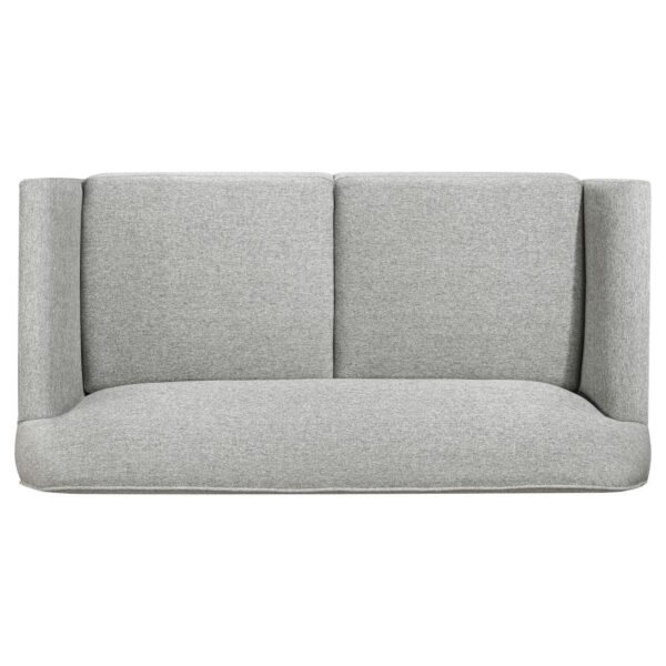 Vaughn Fabric Upholstered Flared Arm Loveseat Grey