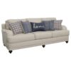 Glenn 3-piece Upholstered Sofa Set Light Grey and Blue