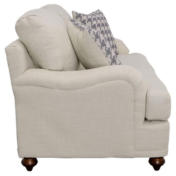 Glenn 3-piece Upholstered Sofa Set Light Grey and Blue