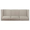 Islington 3-piece Upholstered Panel Arm Sofa Set Taupe