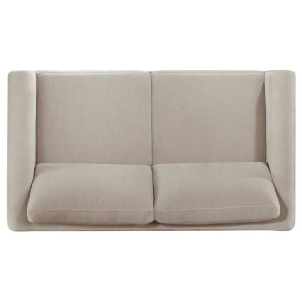 Islington 3-piece Upholstered Panel Arm Sofa Set Taupe