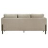 Islington Fabric Upholstered Panel Arm Sofa Taupe