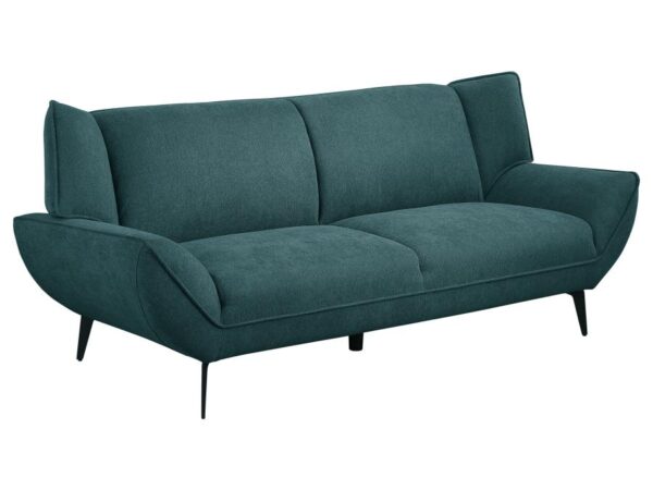 Acton Upholstered Flared Arm Sofa Teal Blue