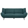 Acton Upholstered Flared Arm Sofa Teal Blue