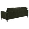 Ruth 3-piece Fabric Upholstered Track Arm Sofa Matcha Green