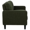 Ruth 3-piece Fabric Upholstered Track Arm Sofa Matcha Green
