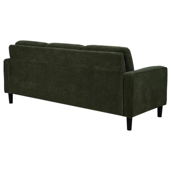 Ruth 77-inch Fabric Upholstered Track Arm Sofa Matcha Green