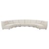 Charlotte 8-piece Upholstered Modular Sectional Sofa Ivory