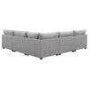 Cambria 5-piece Upholstered Modular Sectional Sofa Grey