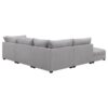 Cambria 5-piece Upholstered Modular Sectional Sofa Grey