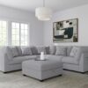 Cambria 6-piece Upholstered Modular Sectional Sofa Grey