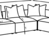 Jennifer 6-piece Upholstered Modular Sectional Terracotta