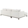 Geneva Boucle Upholstered Sectional Chaise Sofa Sand
