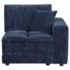 Atlantic Corduroy Upholstered RAF Arm Chair Blue